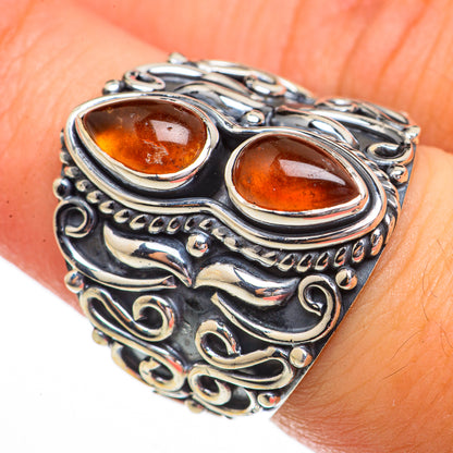 Baltic Amber Rings handcrafted by Ana Silver Co - RING70462