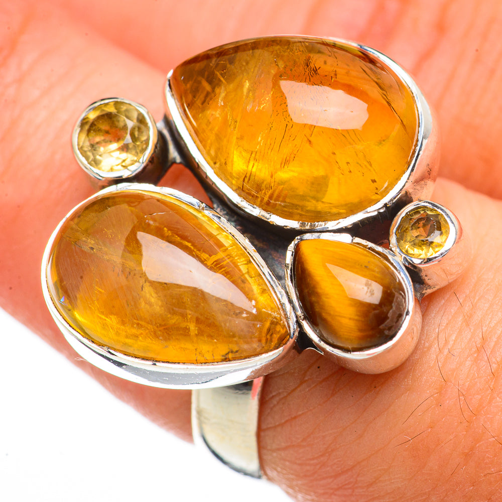 Citrine Rings handcrafted by Ana Silver Co - RING70463