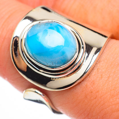 Larimar Rings handcrafted by Ana Silver Co - RING70479