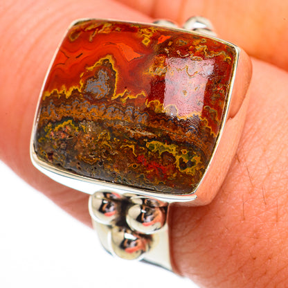 Moroccan Agate Rings handcrafted by Ana Silver Co - RING70494