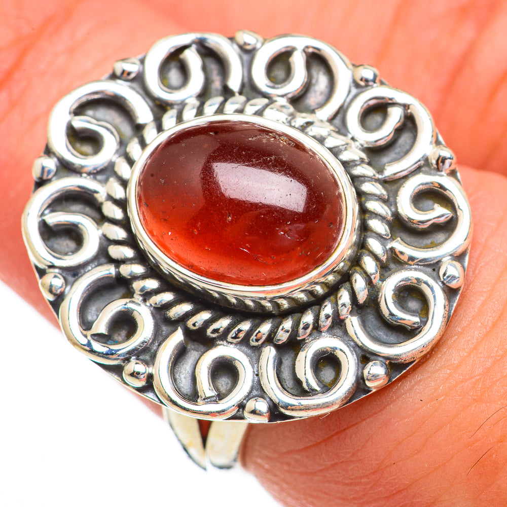 Carnelian Rings handcrafted by Ana Silver Co - RING70495