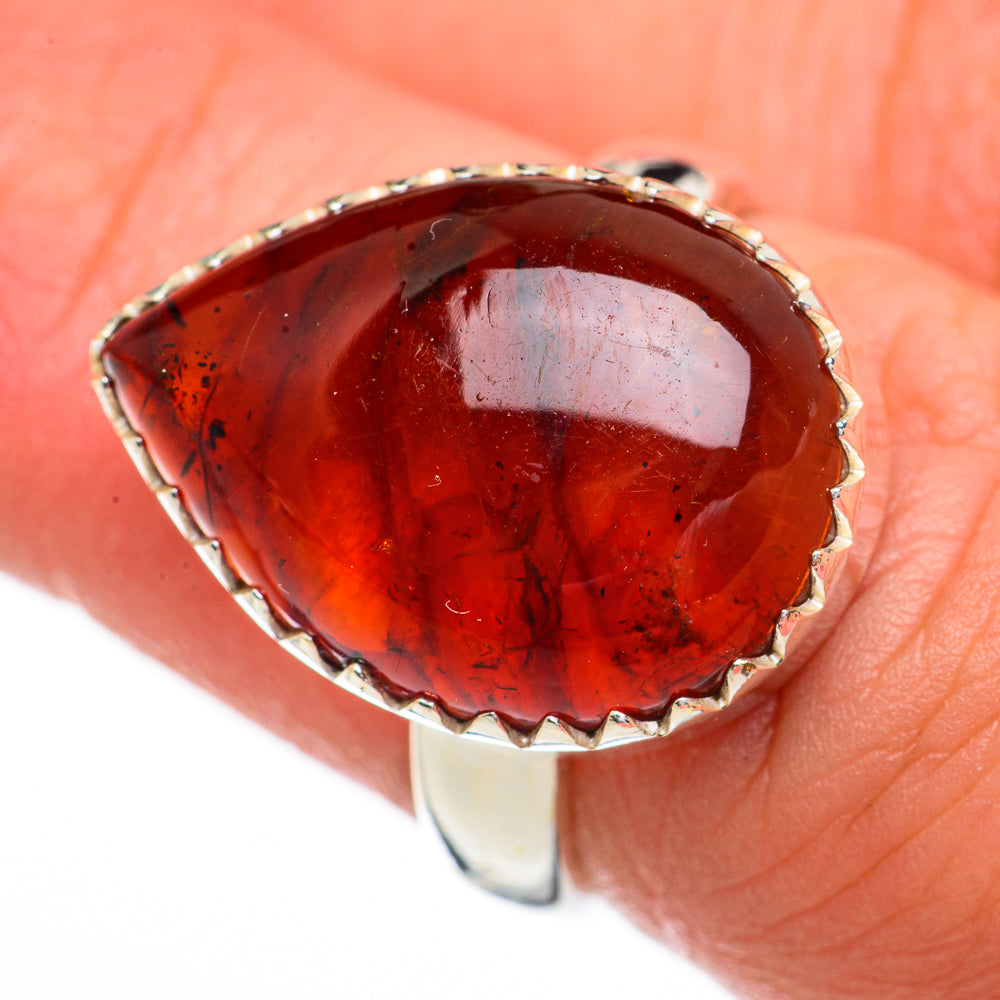 Baltic Amber Rings handcrafted by Ana Silver Co - RING70498
