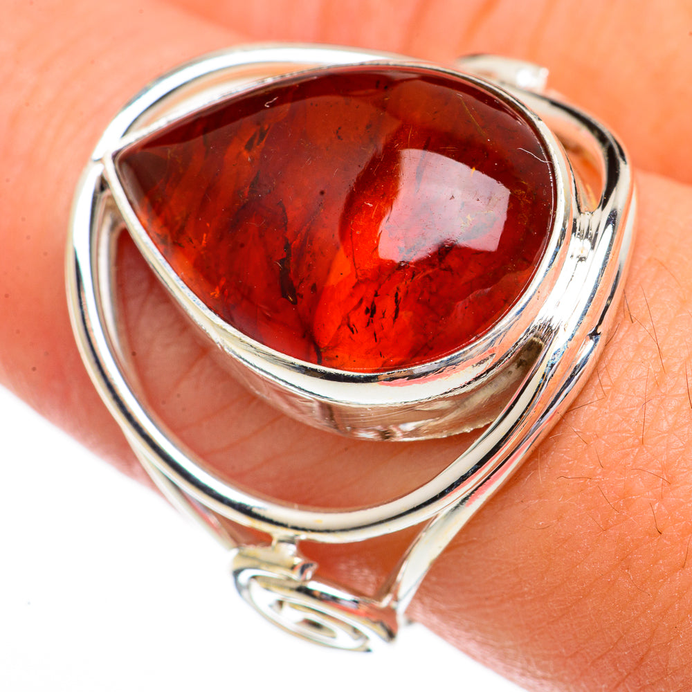 Baltic Amber Rings handcrafted by Ana Silver Co - RING70499