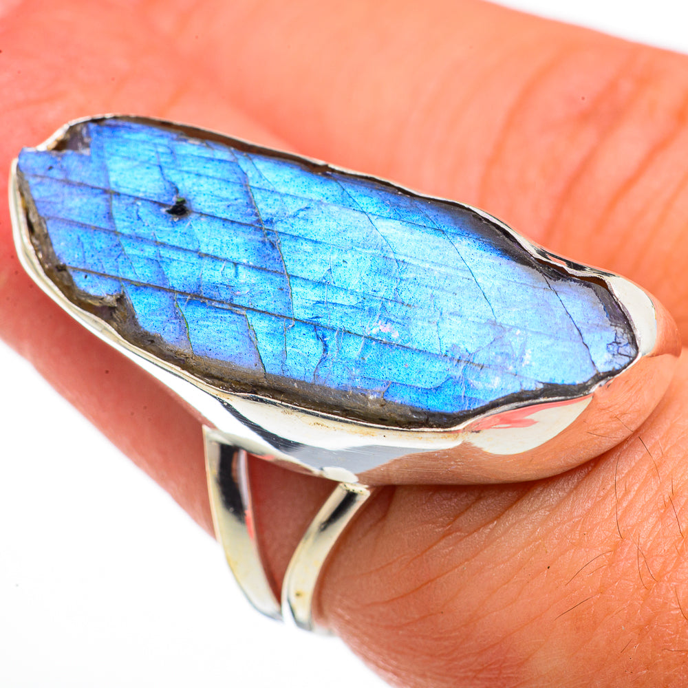 Labradorite Rings handcrafted by Ana Silver Co - RING70516