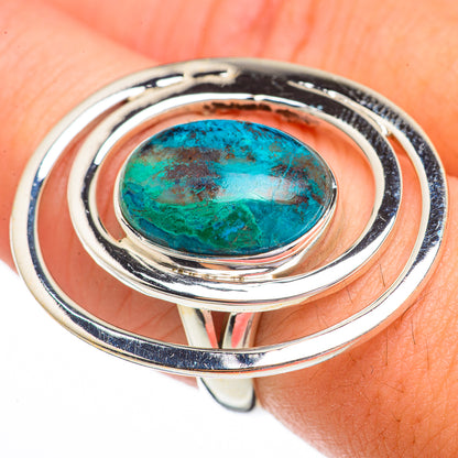 Shattuckite Rings handcrafted by Ana Silver Co - RING70522