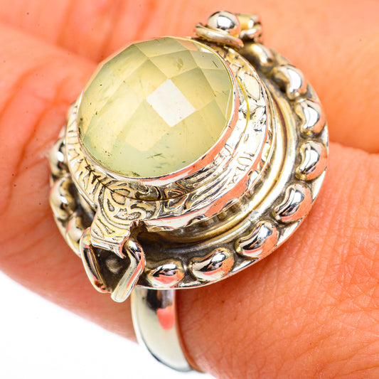 Prehnite Rings handcrafted by Ana Silver Co - RING70523