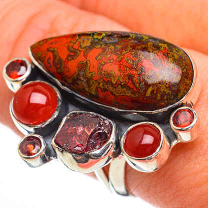 Moroccan Agate Rings handcrafted by Ana Silver Co - RING70526