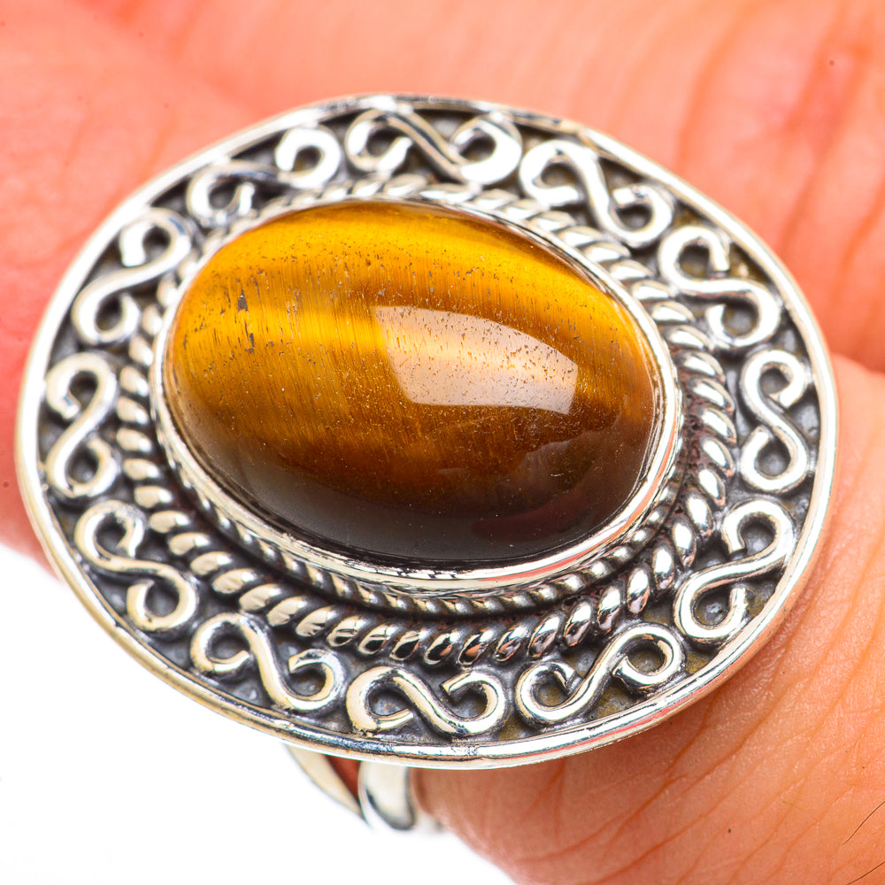 Tiger Eye Rings handcrafted by Ana Silver Co - RING70527