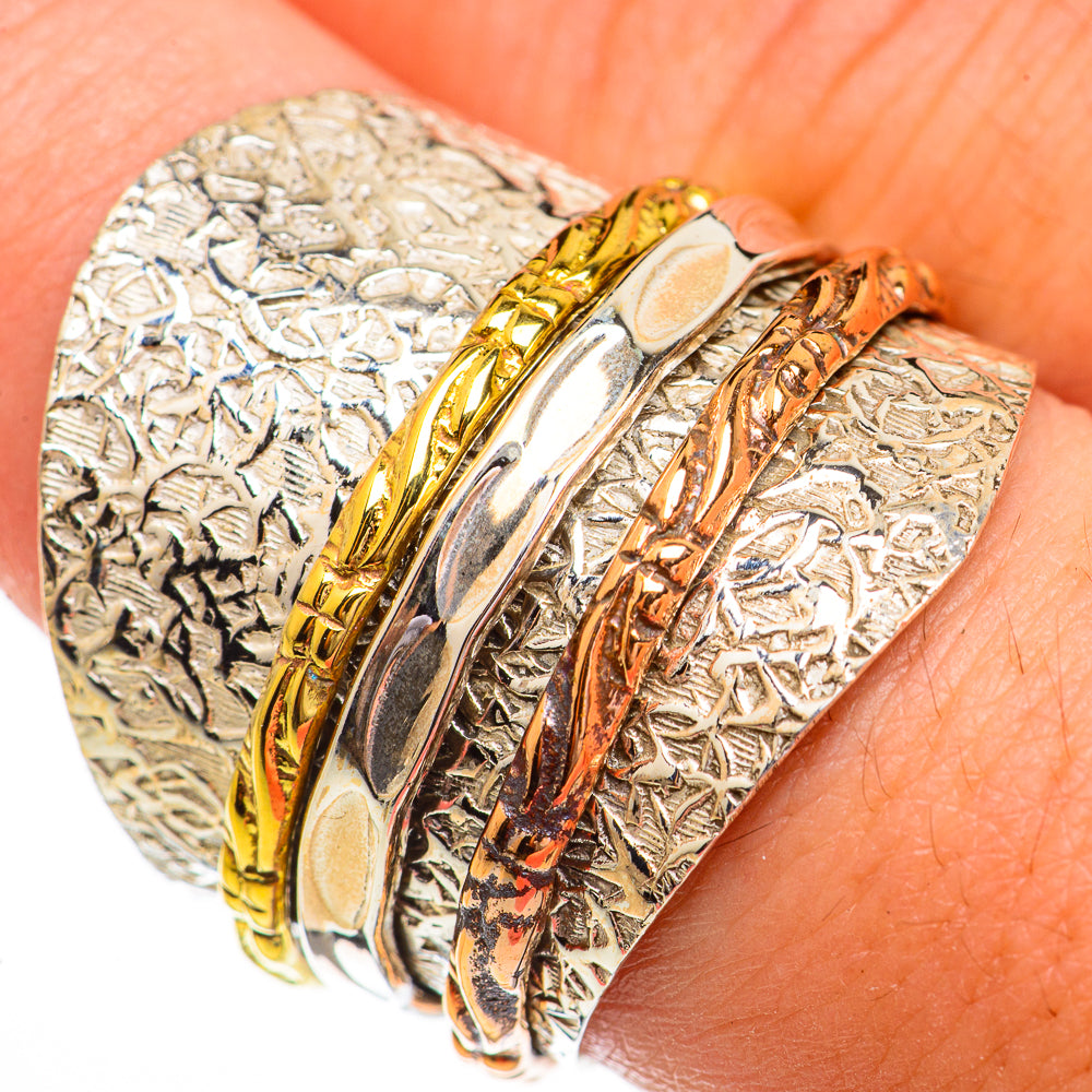 Meditation Spinner Rings handcrafted by Ana Silver Co - RING70541