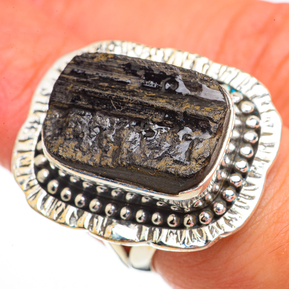 Tektite Rings handcrafted by Ana Silver Co - RING70542