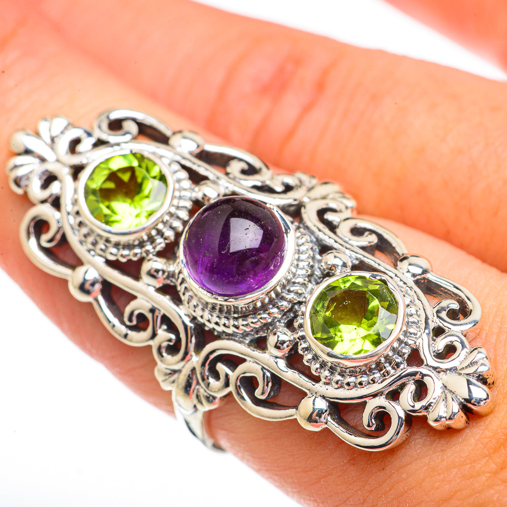 Amethyst Rings handcrafted by Ana Silver Co - RING70551