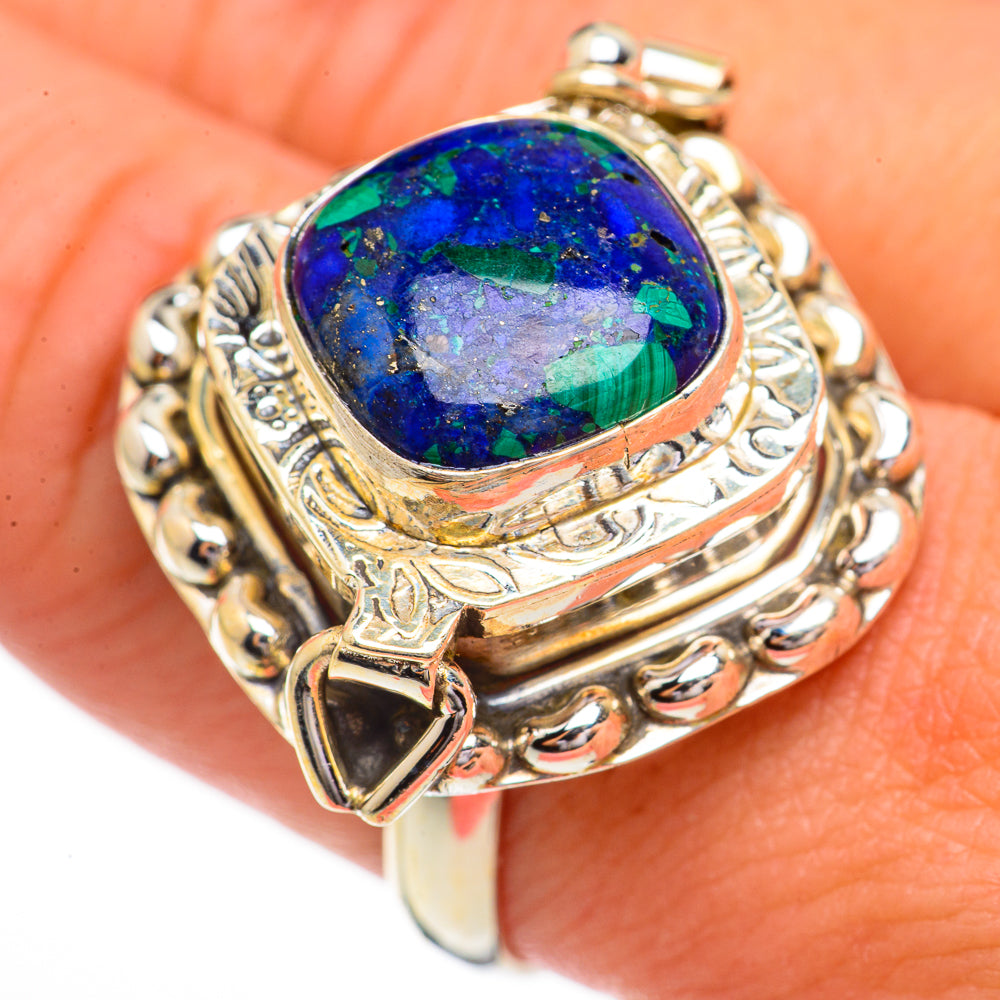 Azurite Rings handcrafted by Ana Silver Co - RING70552