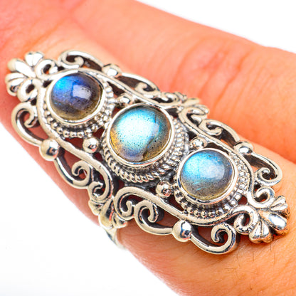 Germany Psilomelane Dendrite Rings handcrafted by Ana Silver Co - RING70556