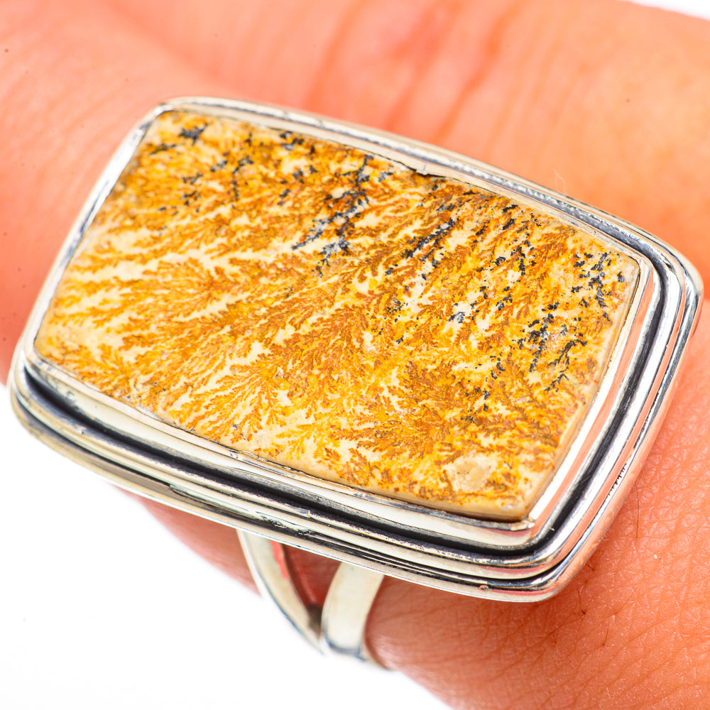 Ammonite Fossil Rings handcrafted by Ana Silver Co - RING70557