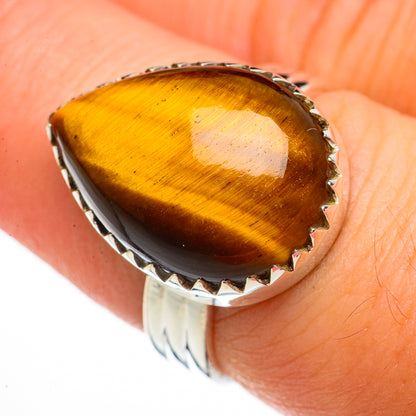 Tiger Eye Rings handcrafted by Ana Silver Co - RING70577