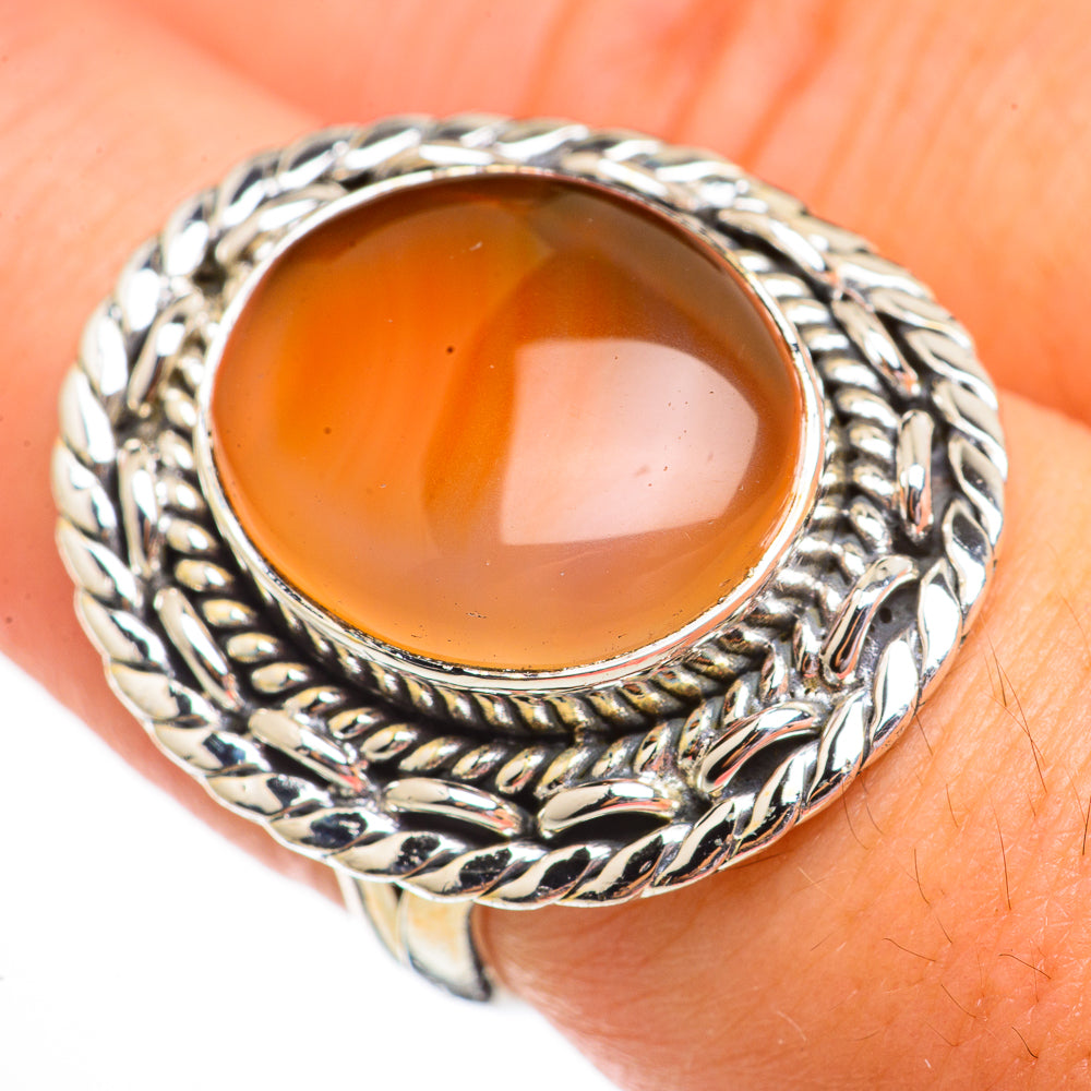 Carnelian Rings handcrafted by Ana Silver Co - RING70582