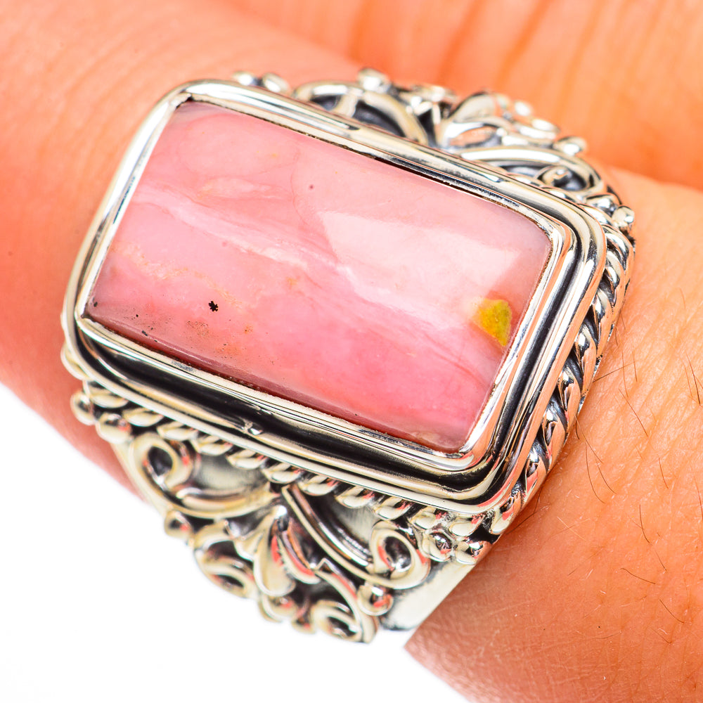 Pink Opal Rings handcrafted by Ana Silver Co - RING70586