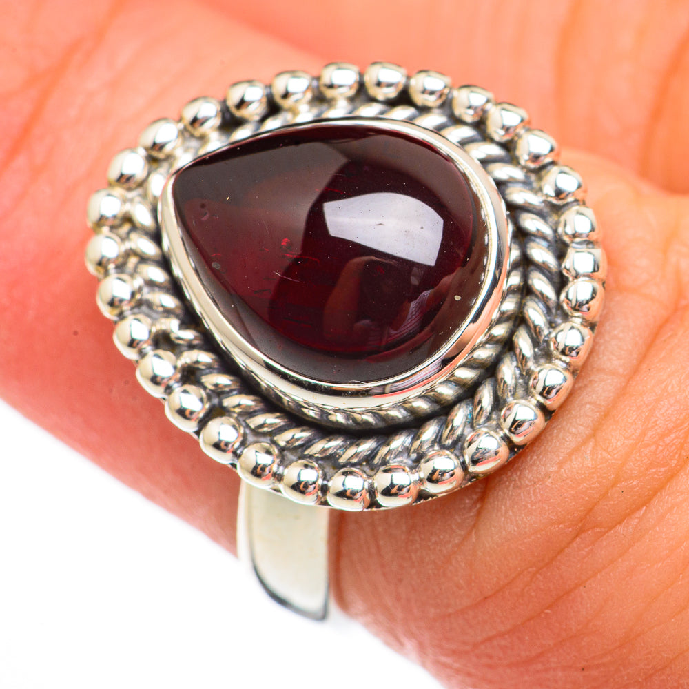 Garnet Rings handcrafted by Ana Silver Co - RING70591