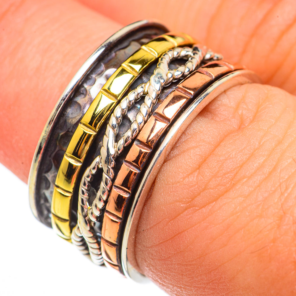 Meditation Spinner Rings handcrafted by Ana Silver Co - RING70595