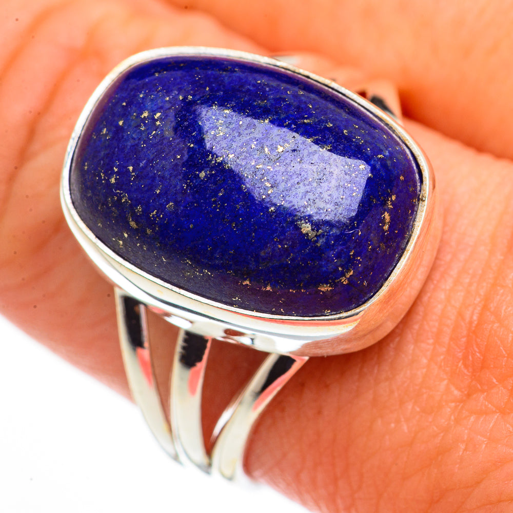 Lapis Lazuli Rings handcrafted by Ana Silver Co - RING70608