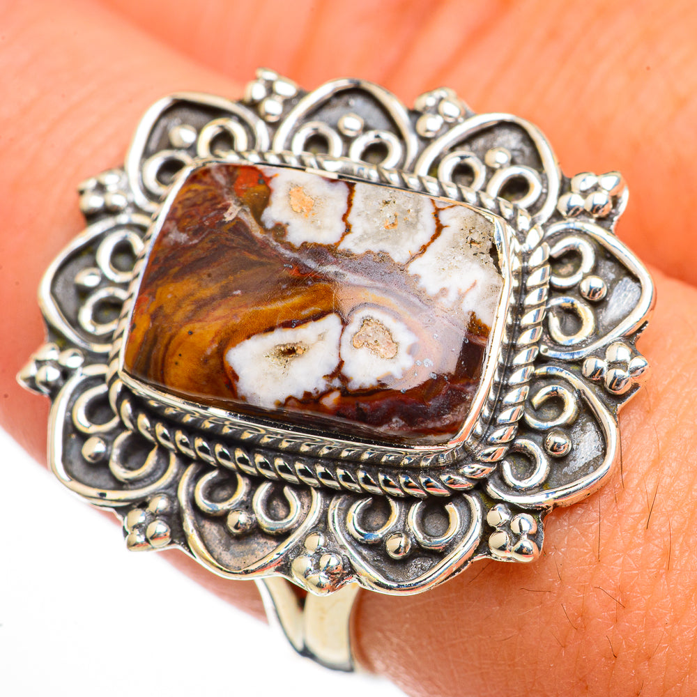 Picture Jasper Rings handcrafted by Ana Silver Co - RING70620