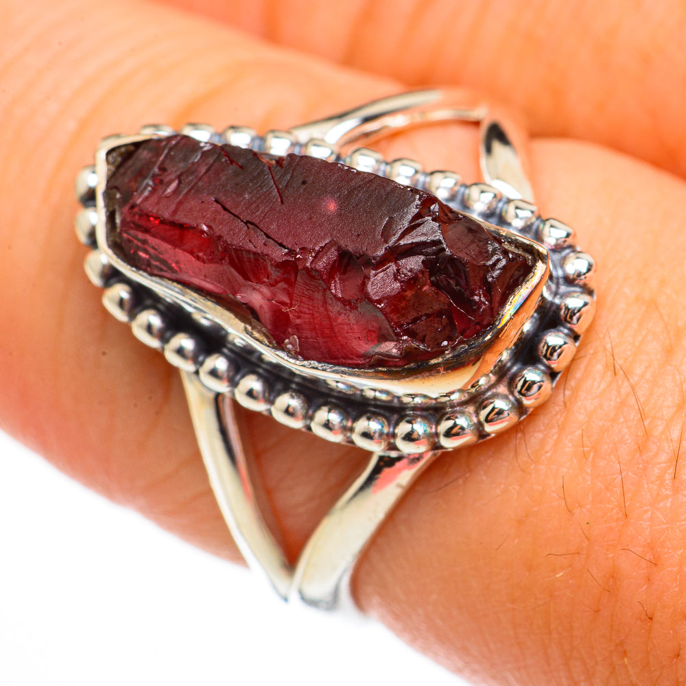 Garnet Rings handcrafted by Ana Silver Co - RING70630