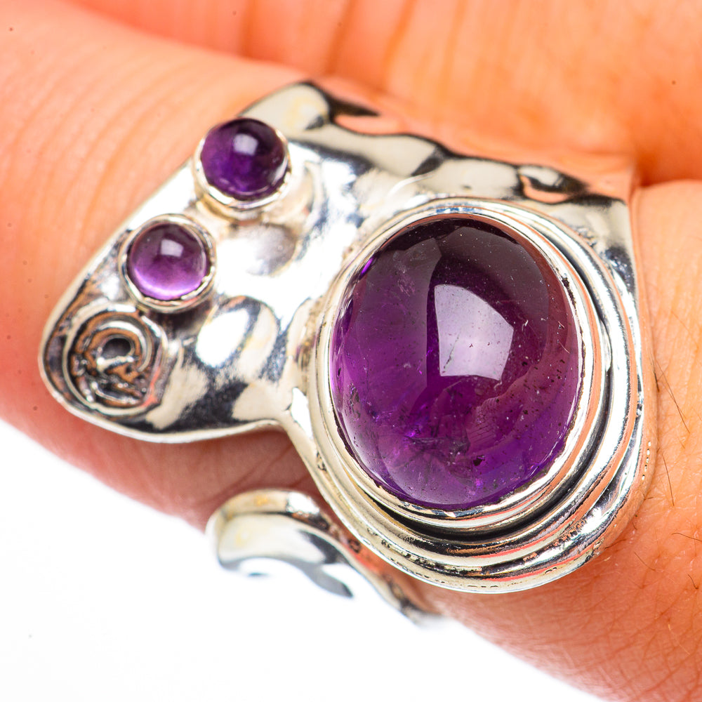 Amethyst Rings handcrafted by Ana Silver Co - RING70632