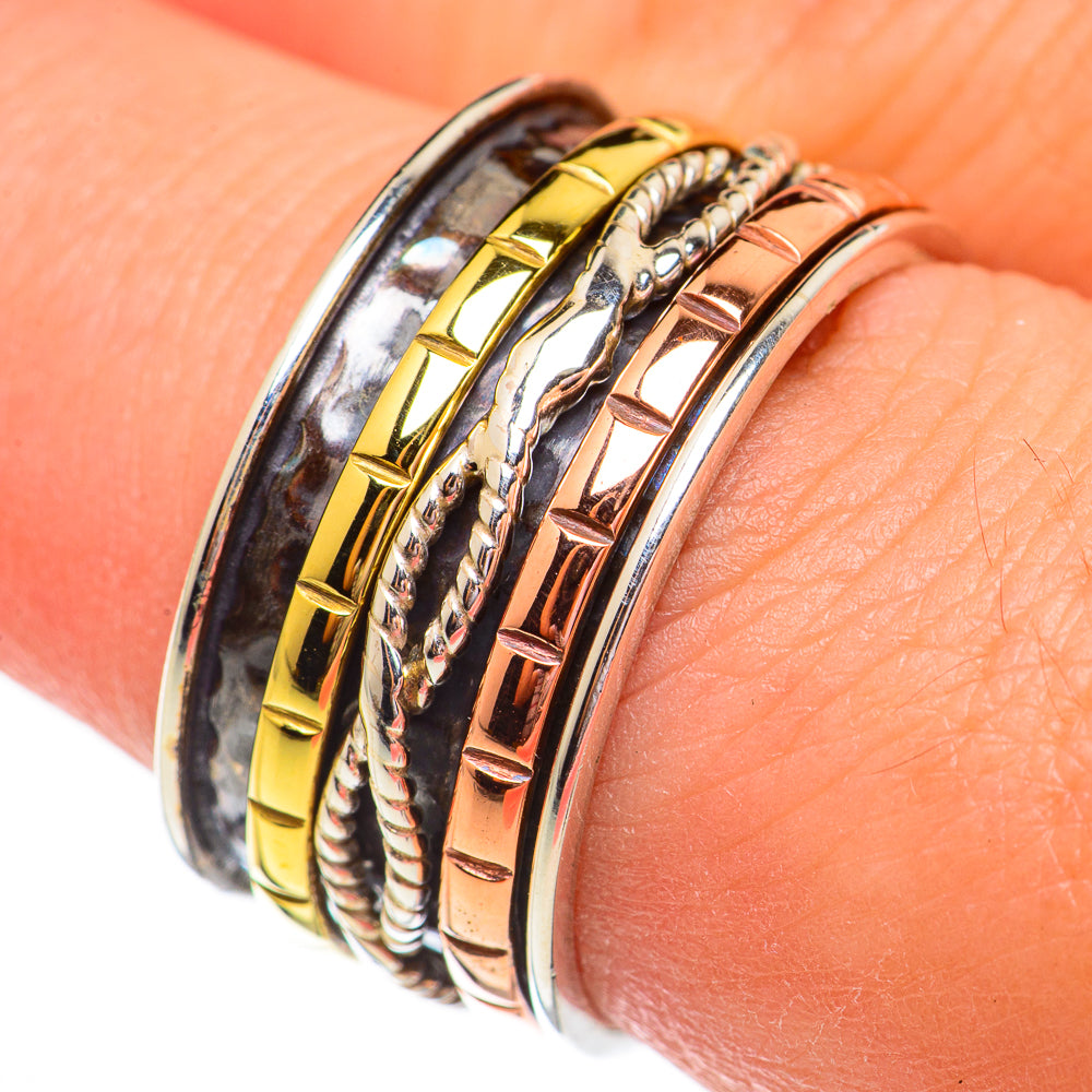 Meditation Spinner Rings handcrafted by Ana Silver Co - RING70634