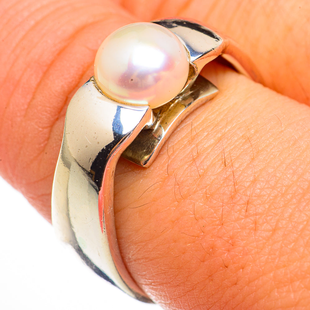 Cultured Pearl Rings handcrafted by Ana Silver Co - RING70638