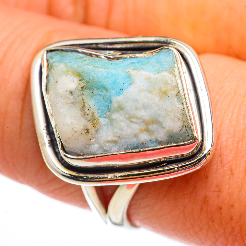 Peruvian Opal Rings handcrafted by Ana Silver Co - RING70648