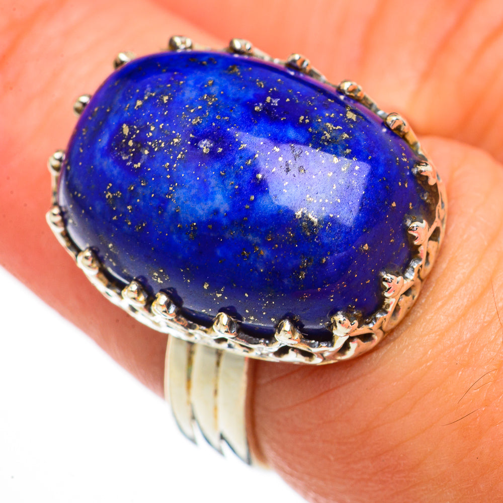 Lapis Lazuli Rings handcrafted by Ana Silver Co - RING70651