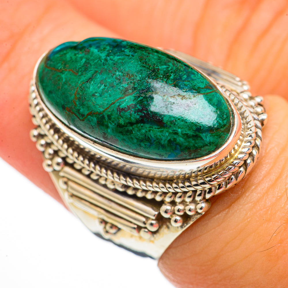 Chrysocolla Rings handcrafted by Ana Silver Co - RING70657