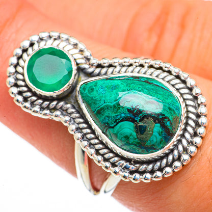 Chrysocolla Rings handcrafted by Ana Silver Co - RING70659