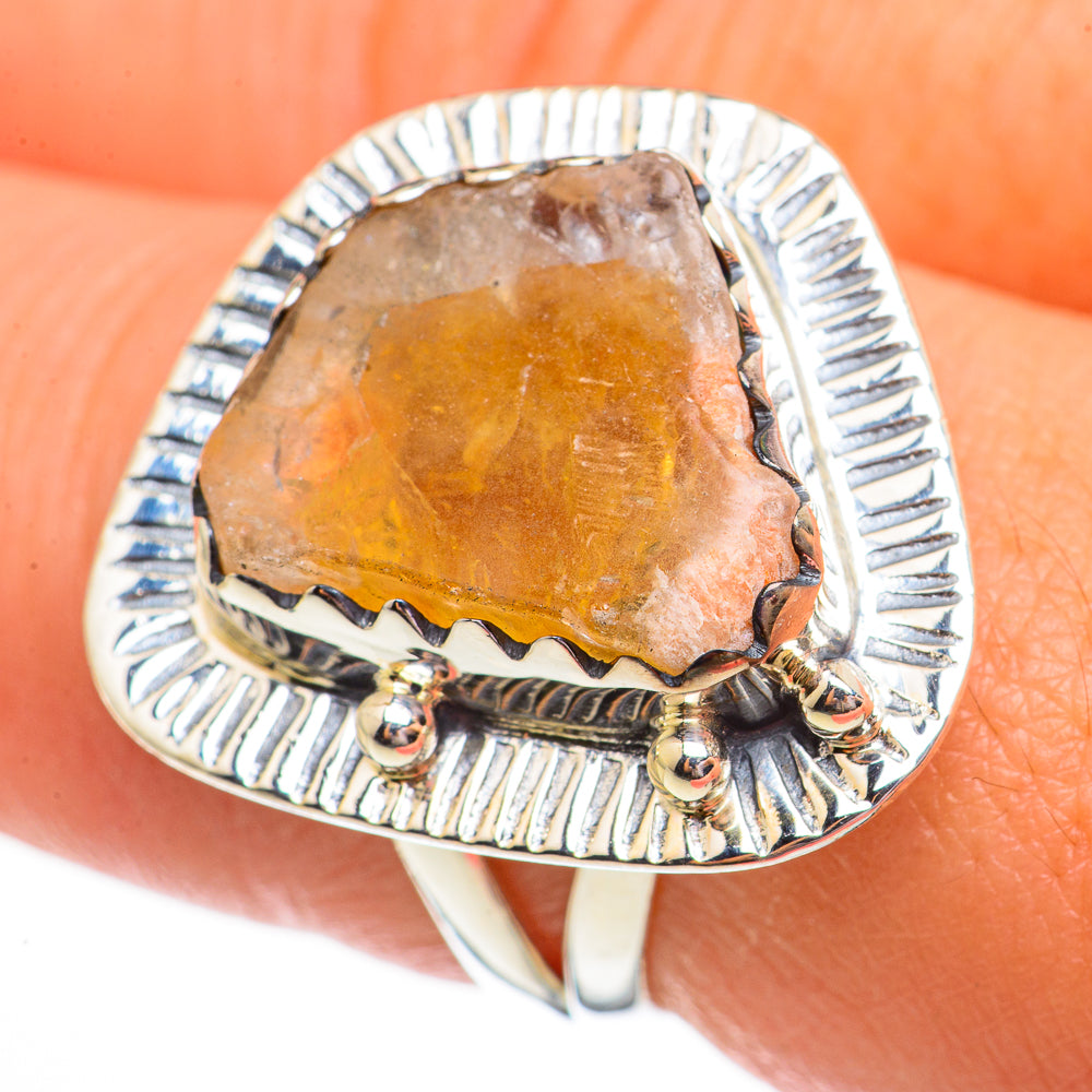 Citrine Rings handcrafted by Ana Silver Co - RING70665
