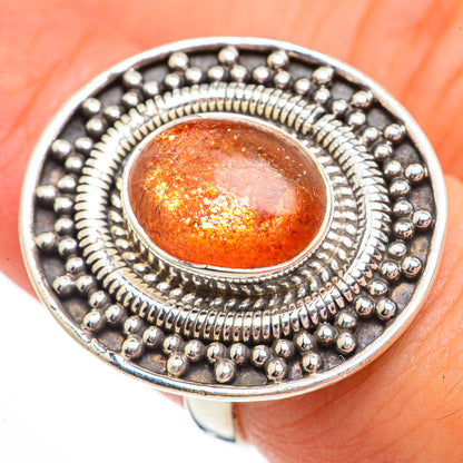 Sunstone Rings handcrafted by Ana Silver Co - RING70667