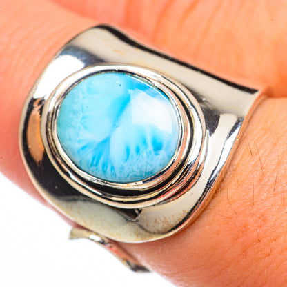 Larimar Rings handcrafted by Ana Silver Co - RING70688