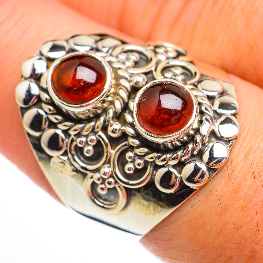 Garnet Rings handcrafted by Ana Silver Co - RING70704