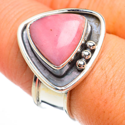 Pink Opal Rings handcrafted by Ana Silver Co - RING70706