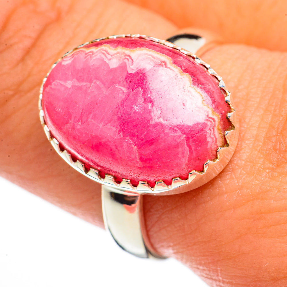 Rhodochrosite Rings handcrafted by Ana Silver Co - RING70708