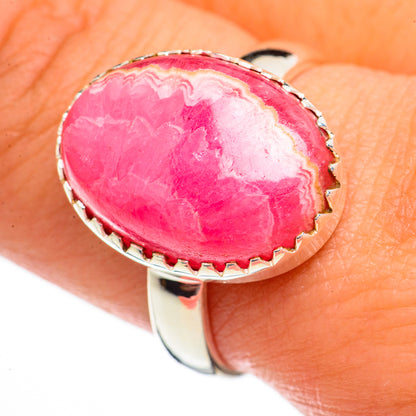 Rhodochrosite Rings handcrafted by Ana Silver Co - RING70708