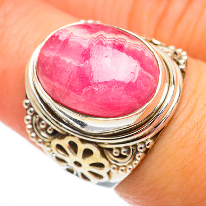 Rhodochrosite Rings handcrafted by Ana Silver Co - RING70745