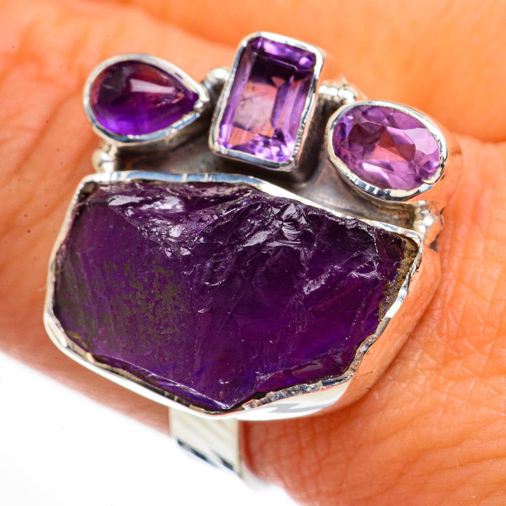 Amethyst Rings handcrafted by Ana Silver Co - RING70746