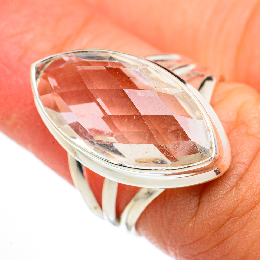 White Quartz Rings handcrafted by Ana Silver Co - RING70751