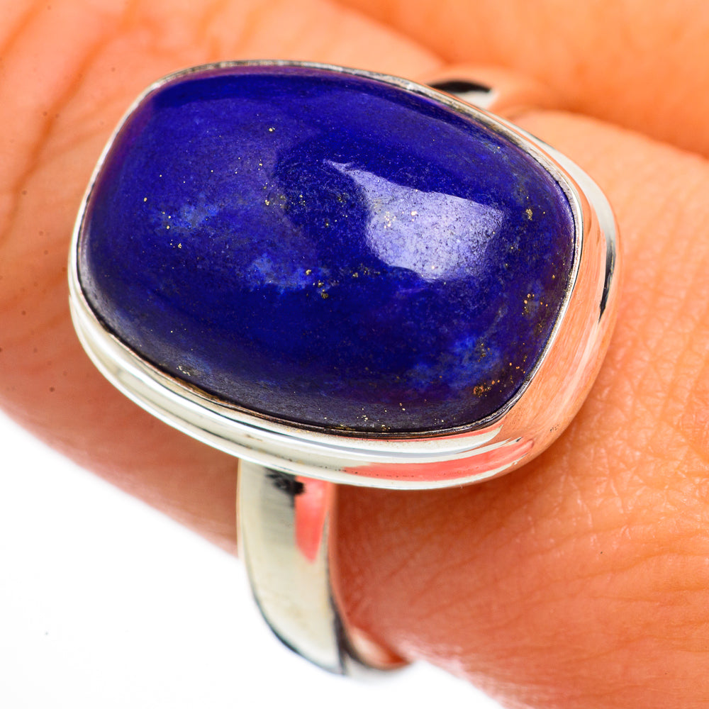 Lapis Lazuli Rings handcrafted by Ana Silver Co - RING70757