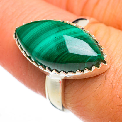 Malachite Rings handcrafted by Ana Silver Co - RING70768