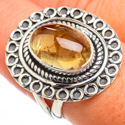Citrine Rings handcrafted by Ana Silver Co - RING70774