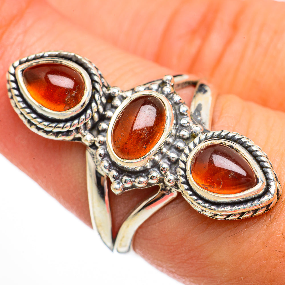 Baltic Amber Rings handcrafted by Ana Silver Co - RING70775