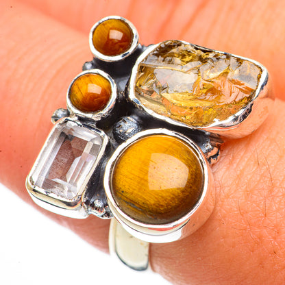 Tiger Eye Rings handcrafted by Ana Silver Co - RING70776