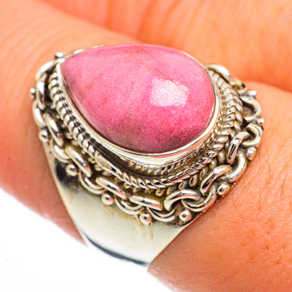 Rhodonite Rings handcrafted by Ana Silver Co - RING70777