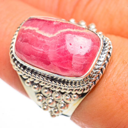 Rhodochrosite Rings handcrafted by Ana Silver Co - RING70780